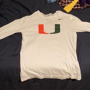 Nike Miami college t shirt